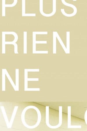 Plus rien ne vouloir