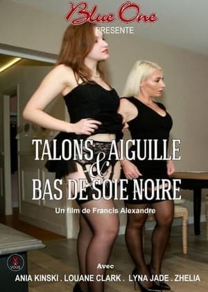 Talons aiguille et bas de soie noire Talons aiguille et bas de soie noire
