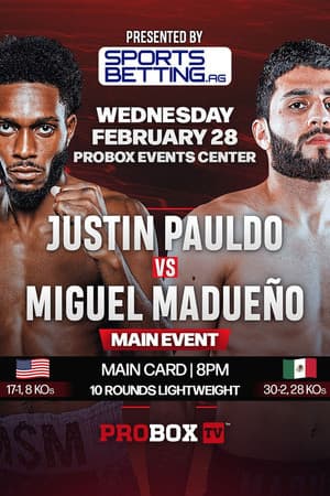 Justin Pauldo vs. Miguel Madueno Justin Pauldo vs. Miguel Madueno